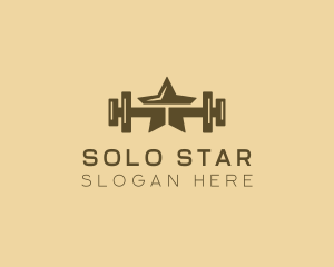 Star Barbell Fitness Gym logo design