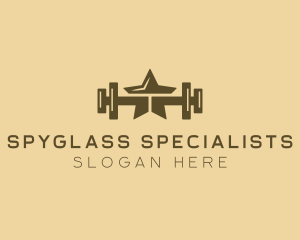 Star Barbell Fitness Gym logo design