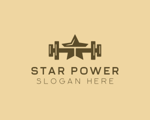 Star Barbell Fitness Gym logo design