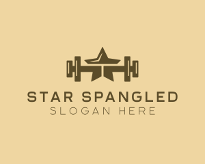 Star Barbell Fitness Gym logo design