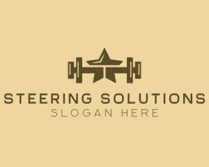 Star Barbell Fitness Gym logo design