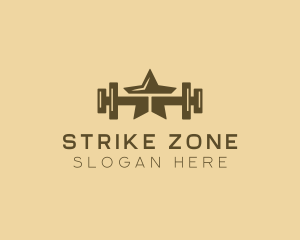 Star Barbell Fitness Gym logo design