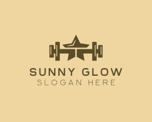 Star Barbell Fitness Gym logo design