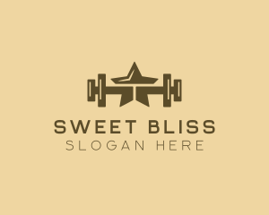 Star Barbell Fitness Gym logo design