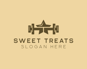 Star Barbell Fitness Gym logo design