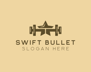 Star Barbell Fitness Gym logo design