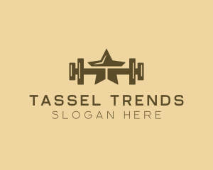 Star Barbell Fitness Gym logo design