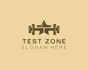 Star Barbell Fitness Gym logo design