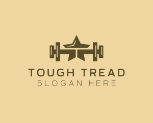 Star Barbell Fitness Gym logo design