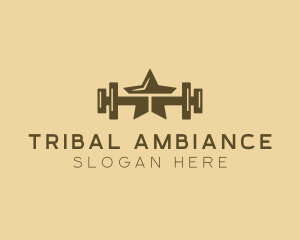 Star Barbell Fitness Gym logo design