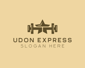 Star Barbell Fitness Gym logo design