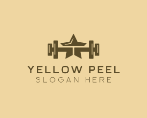 Star Barbell Fitness Gym logo design