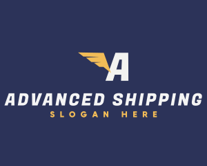 Shipping Logistics Wings logo