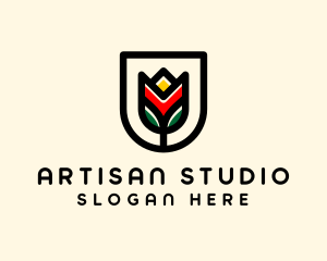 Tulip Flower Company  logo design