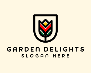 Tulip Flower Company  logo design