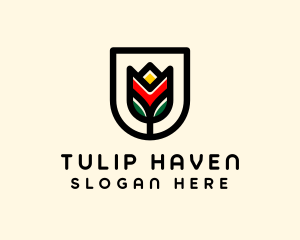 Tulip Flower Company  logo design