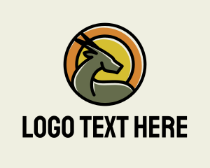 Prey - Deer Gazelle Target logo design