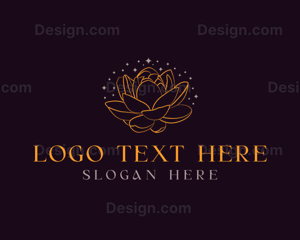 Luxury Lotus Flower Logo