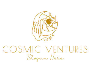 Cosmic Moon Astrology  logo design