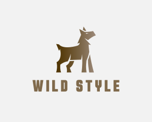 Wild Wolf Canine logo design