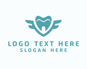 Teal Tooth Wings logo