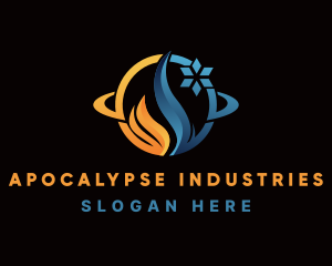 Industrial Cold Fire logo design