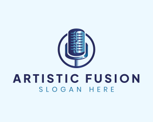 Audio Microphone Studio logo design