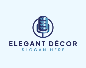 Audio Microphone Studio logo design