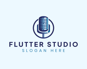 Audio Microphone Studio logo design