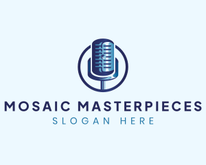 Audio Microphone Studio logo design