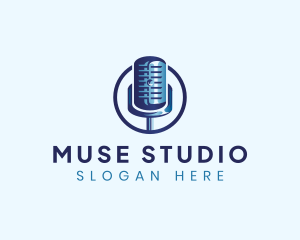 Audio Microphone Studio logo design