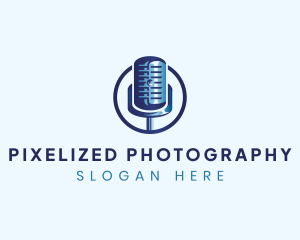 Audio Microphone Studio logo design