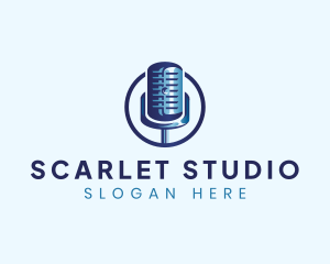 Audio Microphone Studio logo design