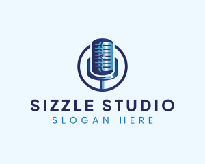 Audio Microphone Studio logo design