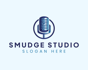 Audio Microphone Studio logo design