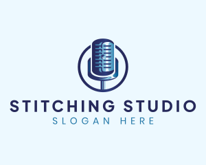 Audio Microphone Studio logo design