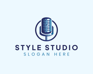 Audio Microphone Studio logo design