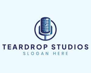 Audio Microphone Studio logo design