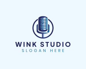 Audio Microphone Studio logo design