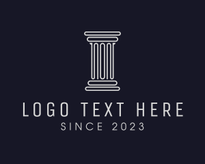 Minimalist Architecture Column logo