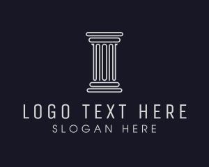 Minimalist Architecture Column Logo