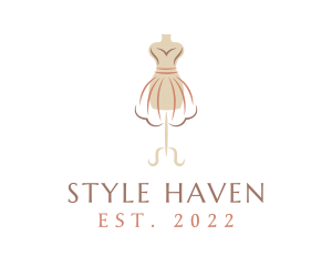 Dress Mannequin Boutique logo design