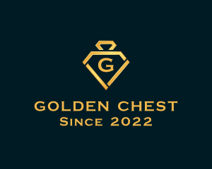 Golden Diamond Jewelry logo design