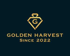 Golden Diamond Jewelry logo design