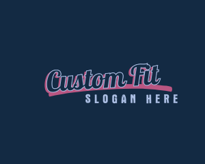 Cursive Graffiti Wordmark logo