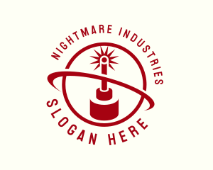 Industrial Machine Laser logo design