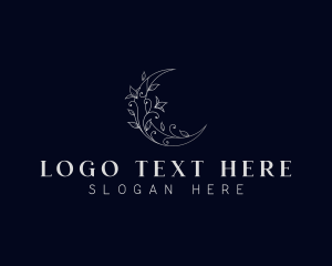 Floral Natural Moon logo