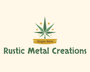 Rustic Hemp Badge logo design