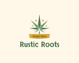 Rustic Hemp Badge logo design