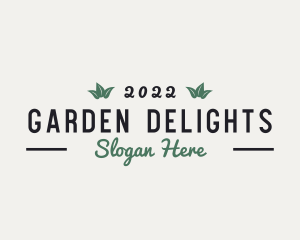 Organic Leaf Gardening logo design